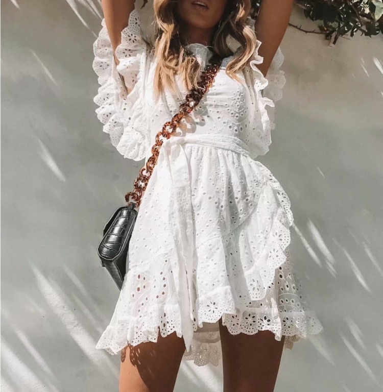 Платье Лусио кружевное хлопковое