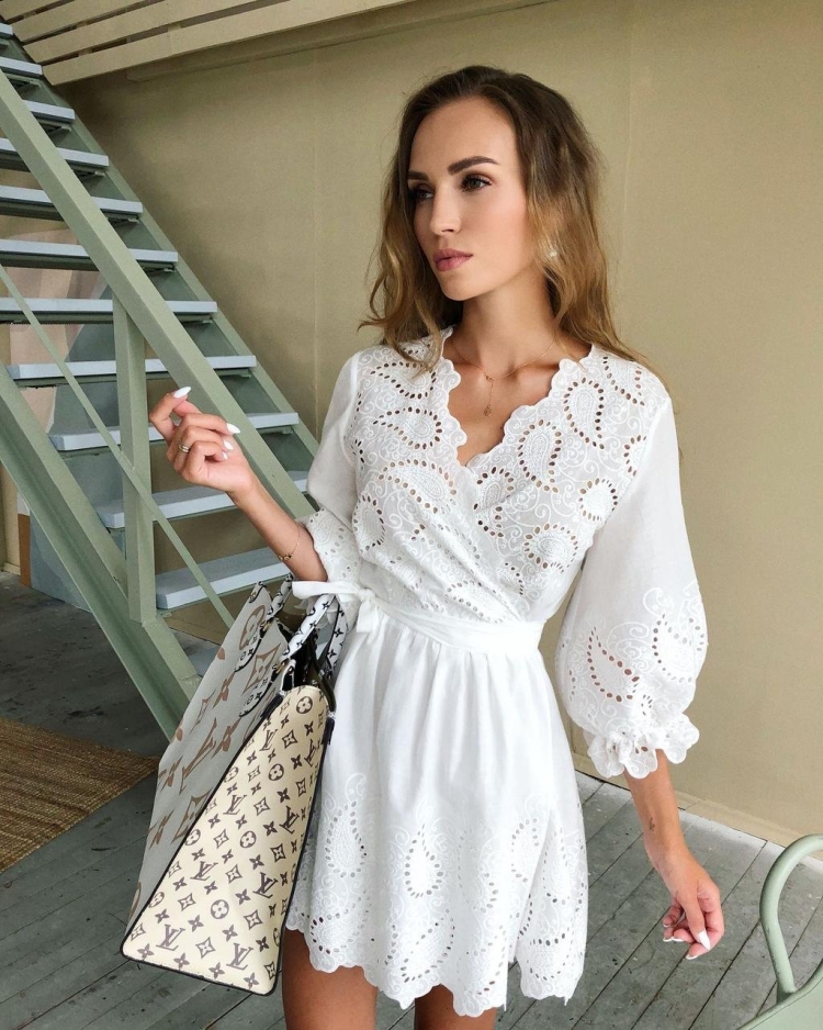 Платье из хлопка