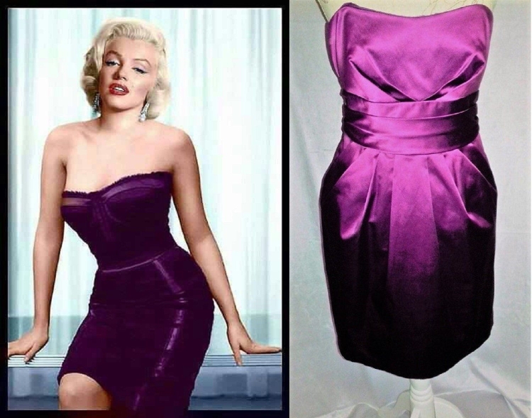 Мэрилин Монро в черном платье