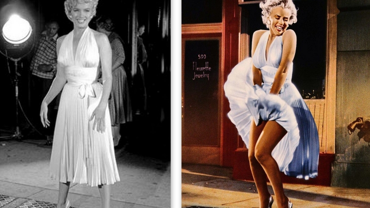 Мэрилин Монро в платье
