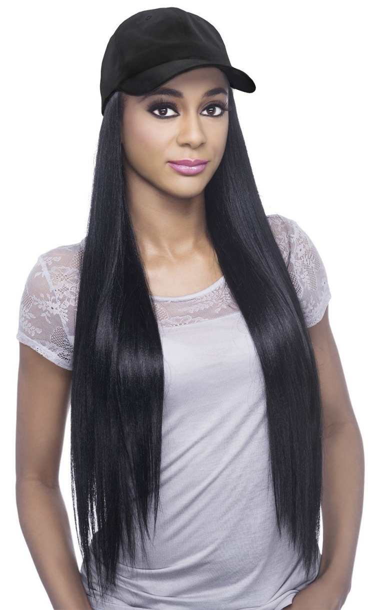 Кепка с волосами