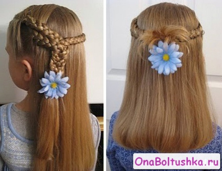 Причёски для девочек на утренник в школу