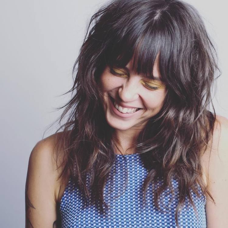 Лоскутная стрижка на длинные волосы