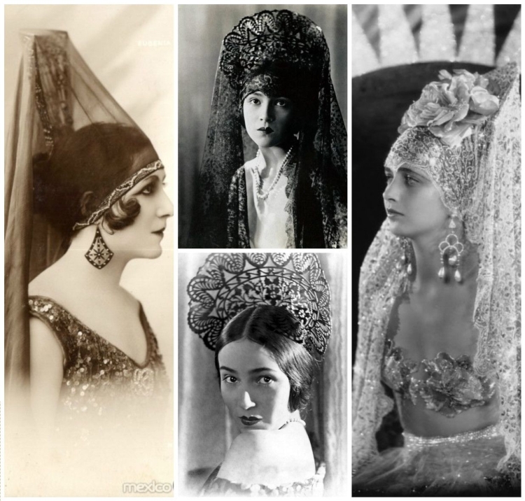 Прически в испанском стиле