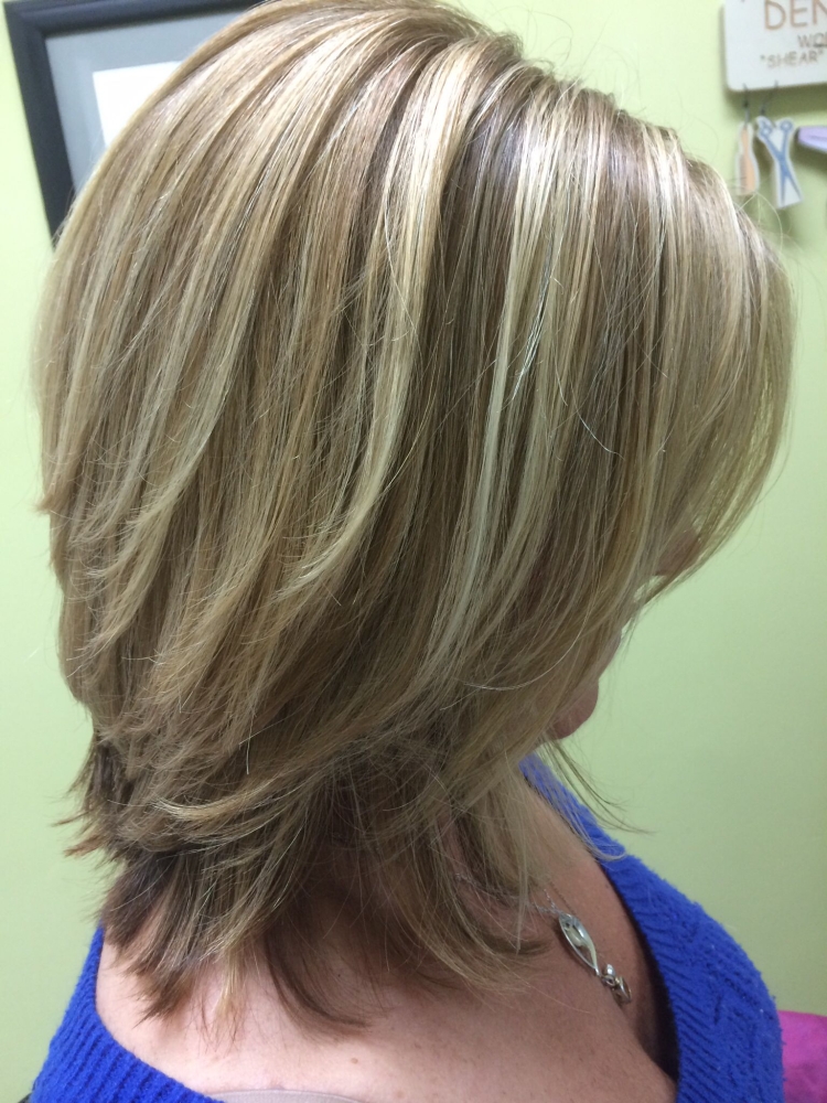 Стрижка Боб Каскад и мелирование