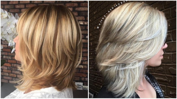 АИР тач на средние волосы прическа Каскад