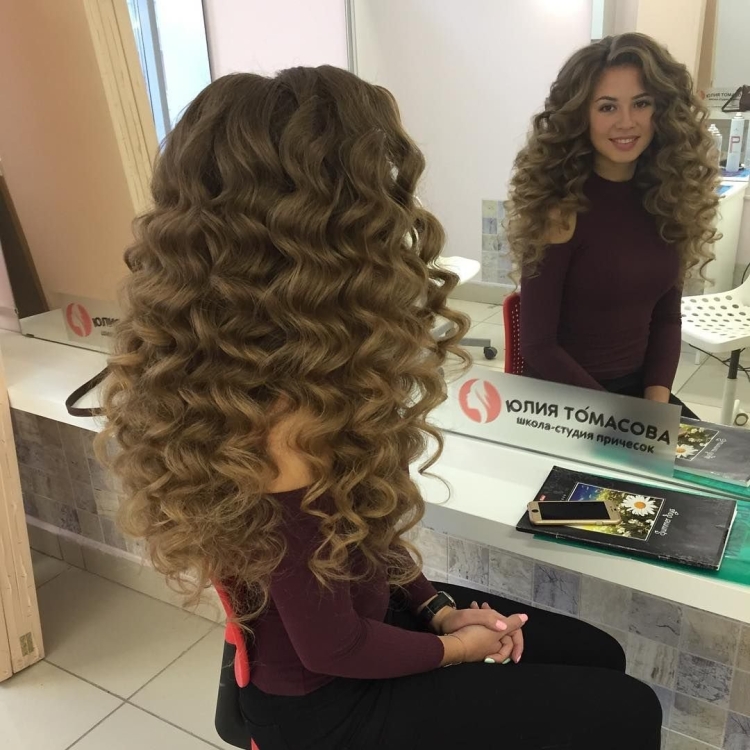 Объемные кудри на длинные