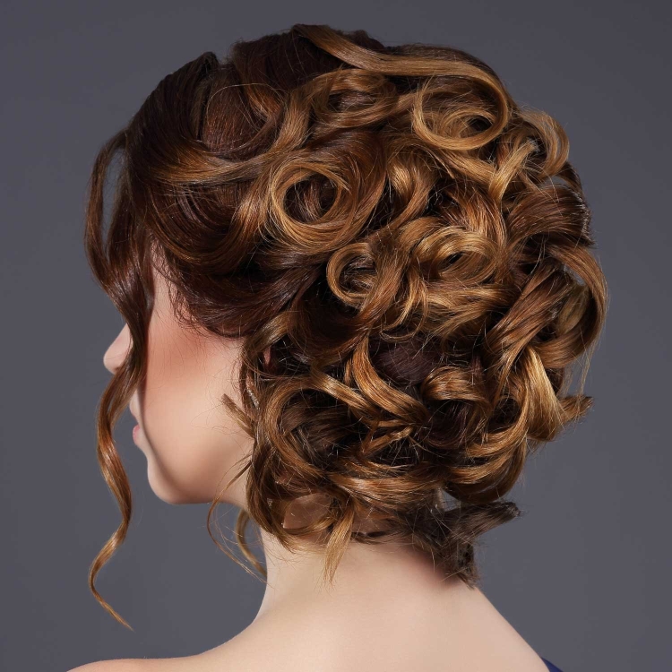 Прическа собранные Локоны