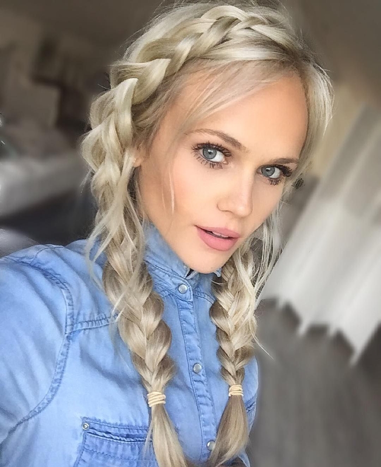 Косы надлиинные волосы