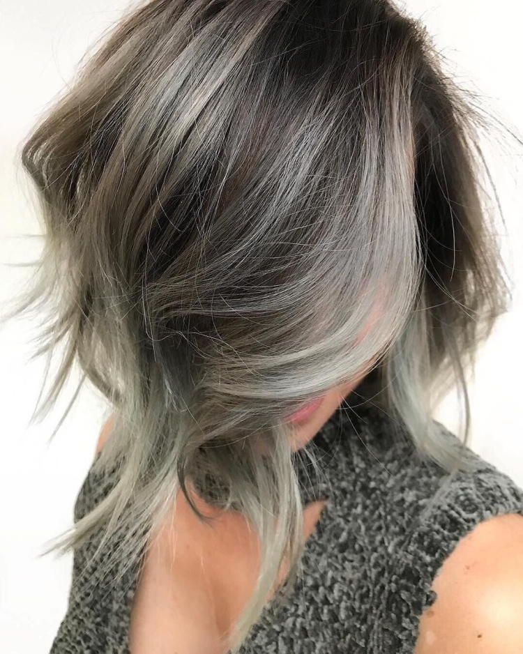 Шатуш на седых волосах