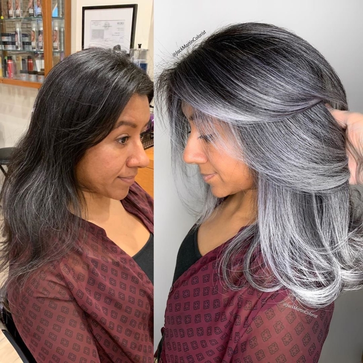 Закрашивание седины