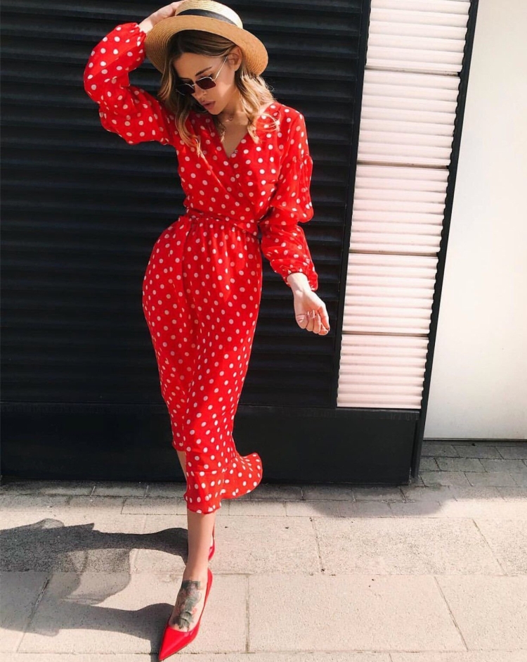 Одежда в горошек