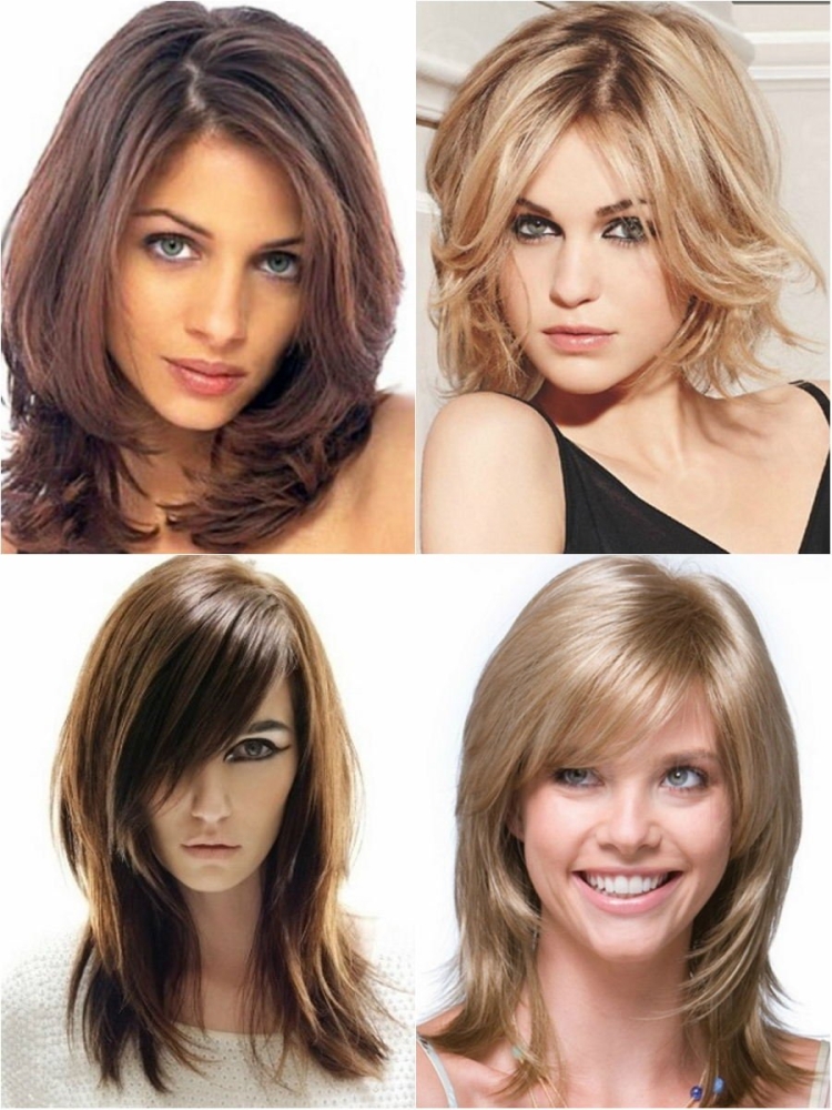 Стрижки на средние волосы женские