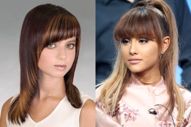 Красивые стрижки на длинные волосы с челкой