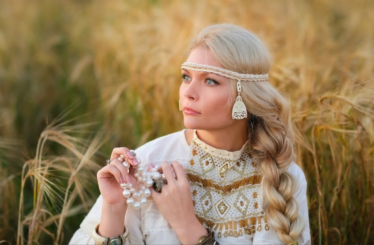 Древняя Русь Славянка очелье