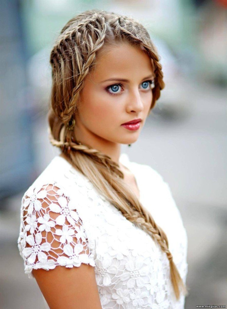 Славянские прически