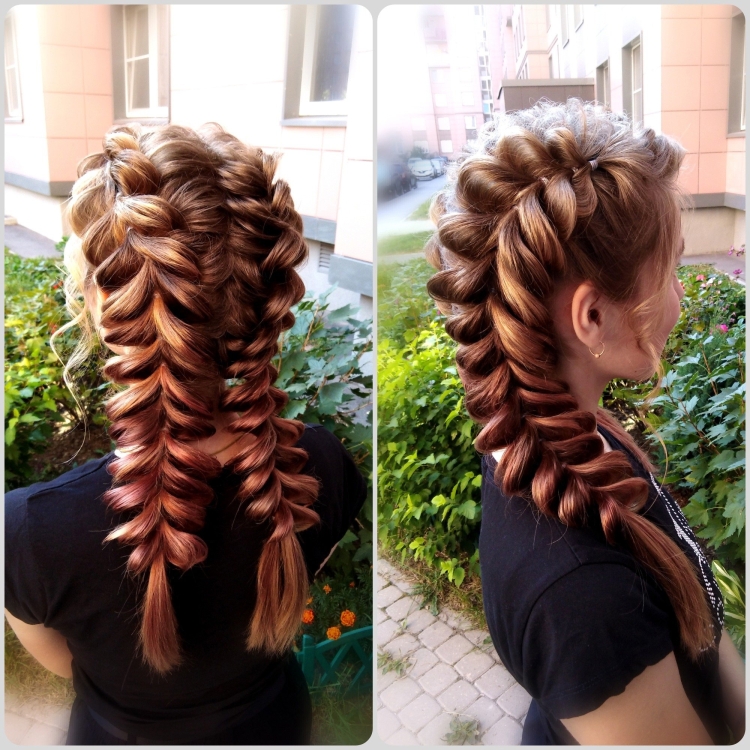 Прически с силиконовыми резинками