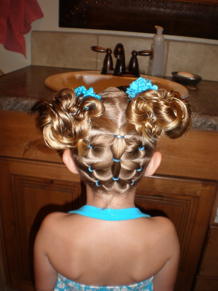 Прически с силиконовыми резинками