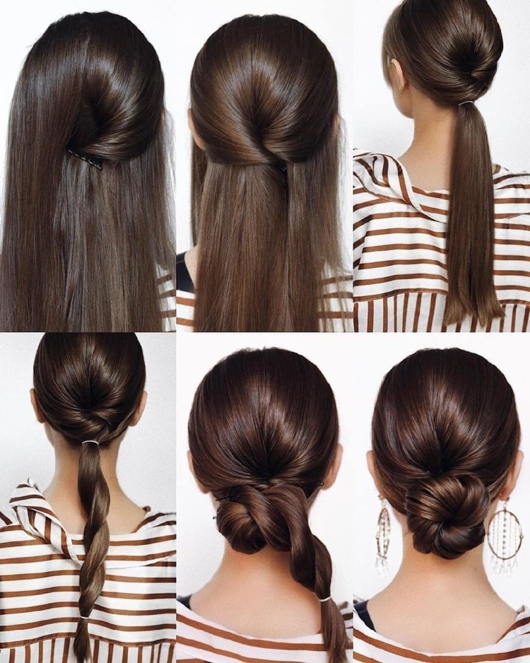 Несложные прически на длинные волосы