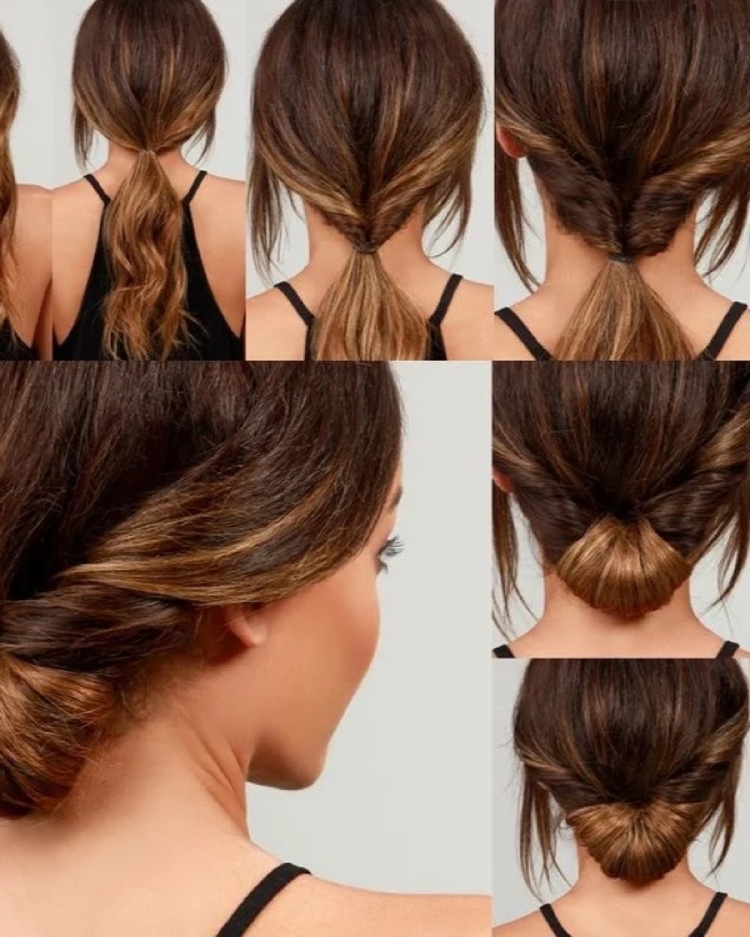 Легкая прическа