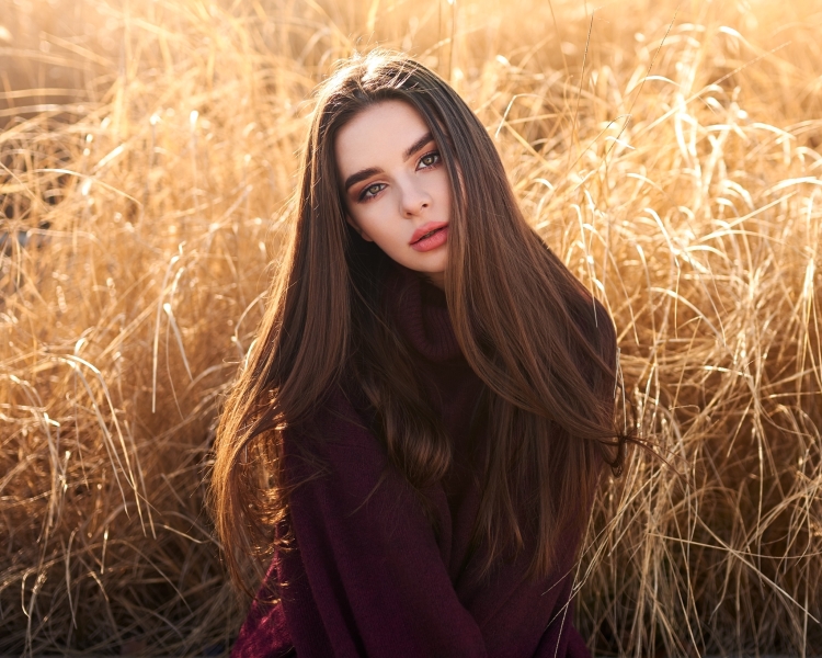 Красивые формы волос девушек