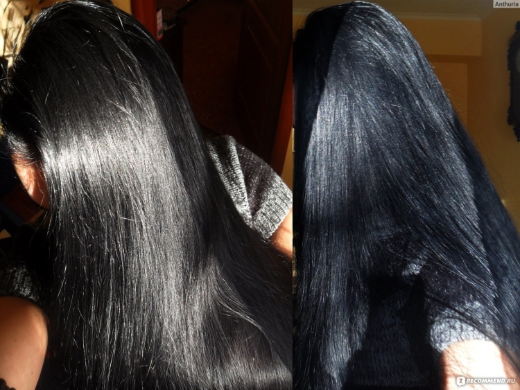 Тёмная краска для волос без рыжины