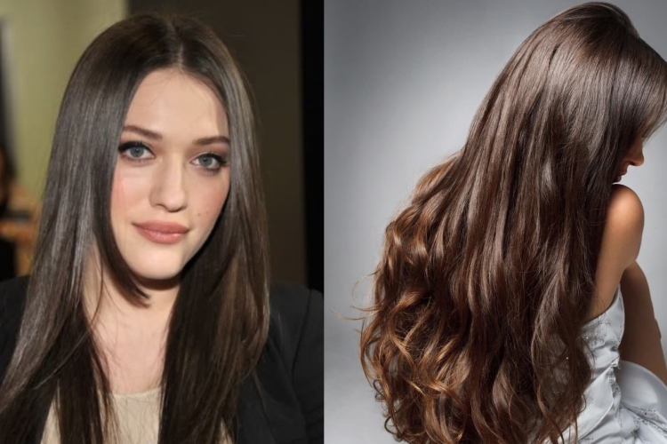 Темно русые оттенки волос