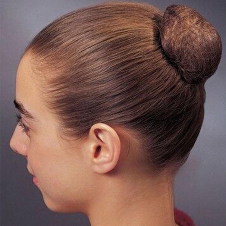 Прическа шишка