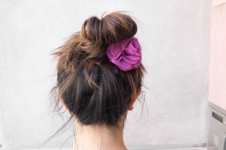 Пучок на затылке