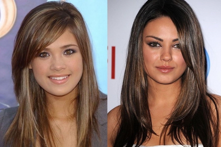 Стрижки на длинные волосы овальное лицо