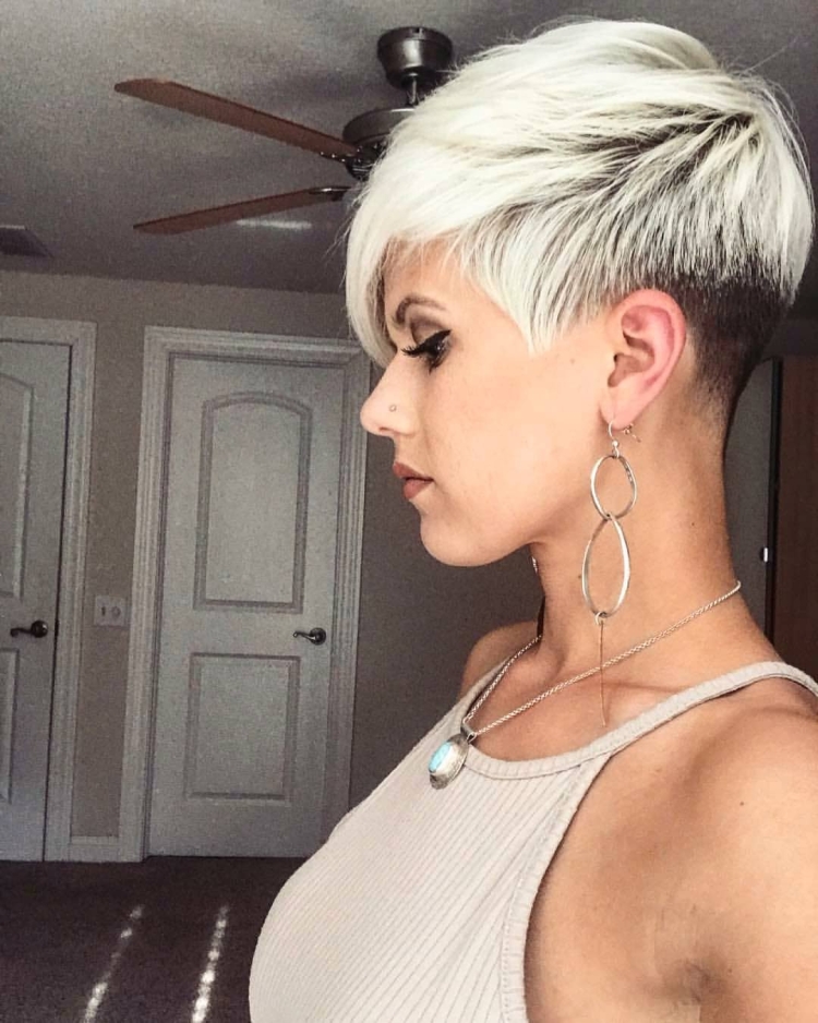 Стрижка Пикси андеркат женская