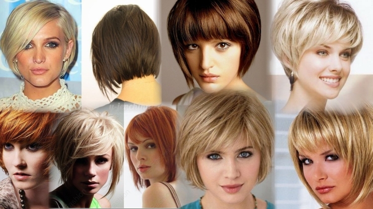 Градуированный Боб с челкой на средние