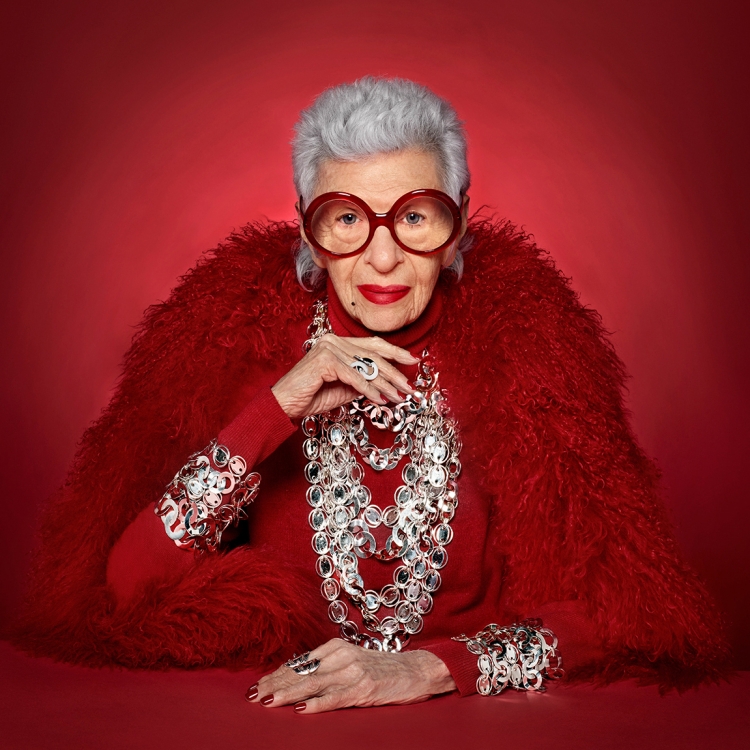 Айрис Апфель в молодости