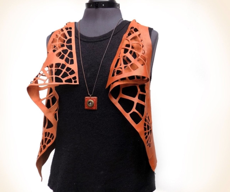 Кожаное платье