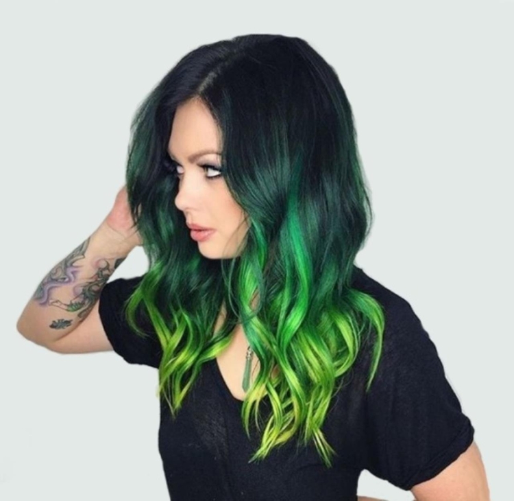 Чернозеденое окрашивание волос