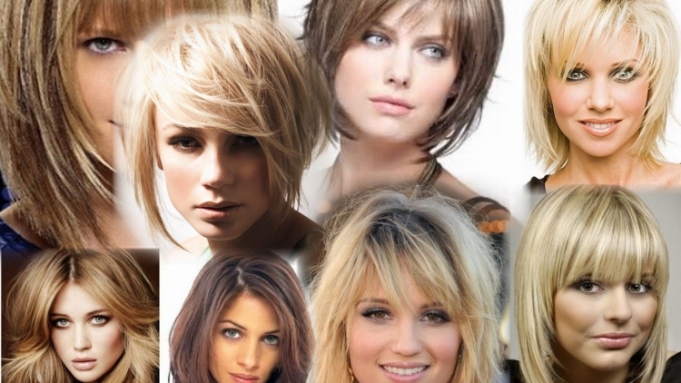 Стрижка ступеньками на средние волосы