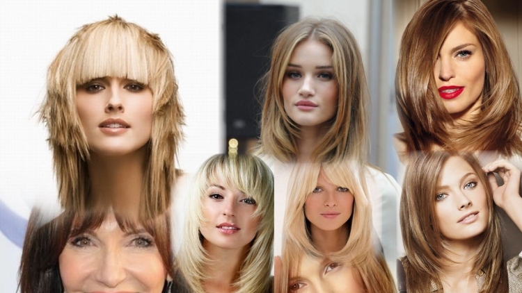 Стрижки женские на средние волосы лесенка