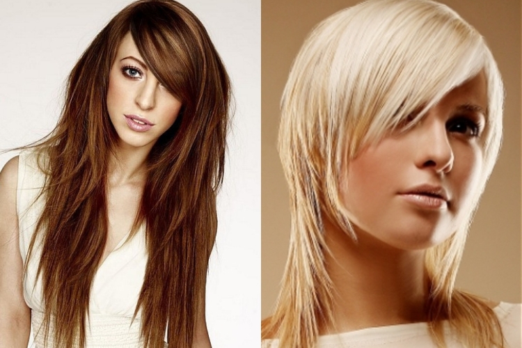 Стрижка Каскад лесенка