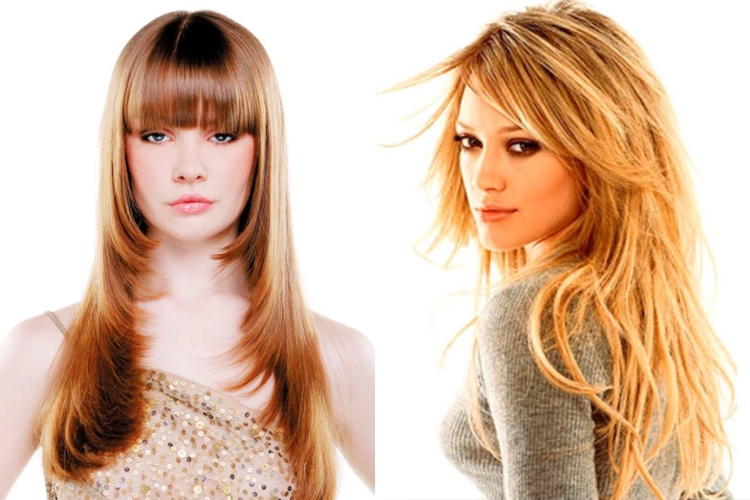 Подстрижка Каскад с челкой