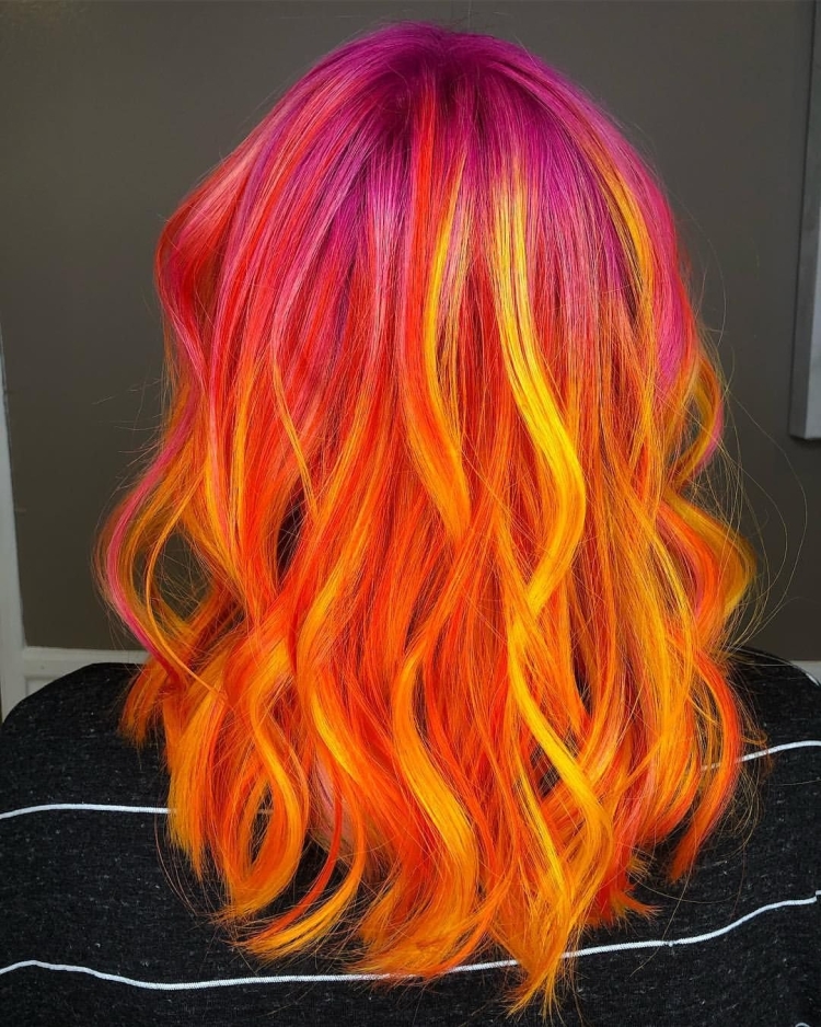 Яркое окрашивание