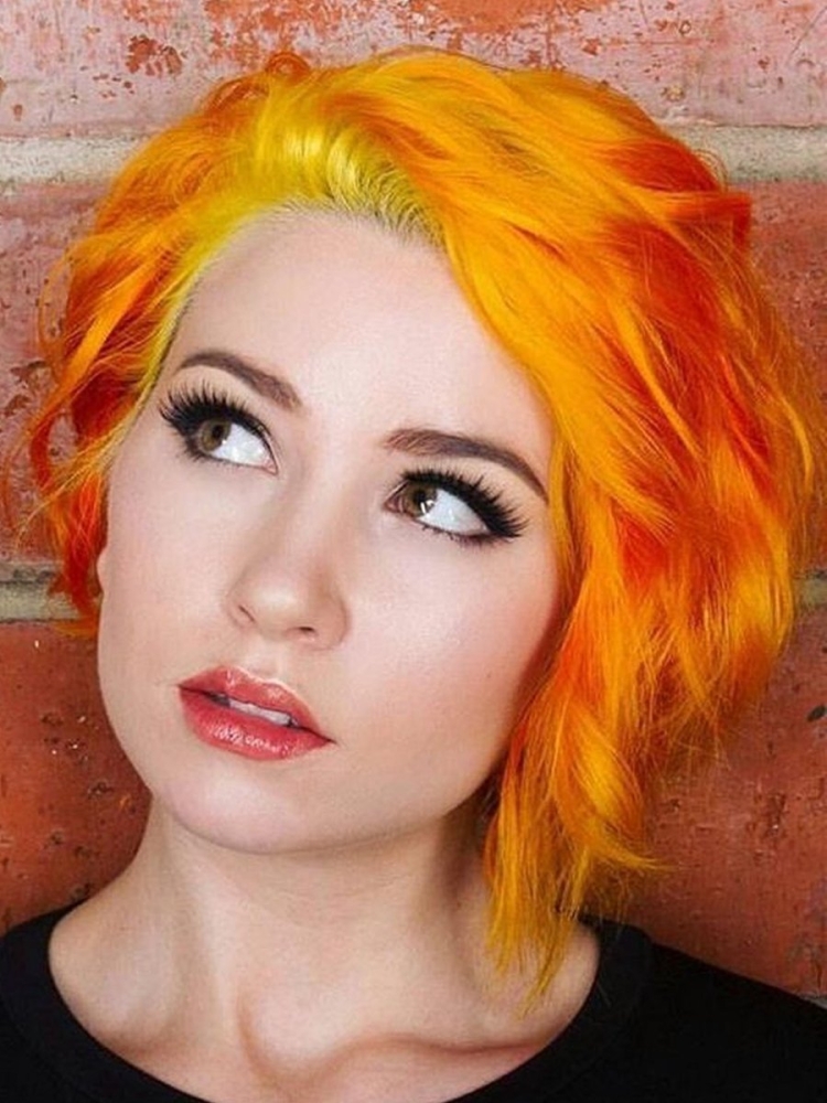 Неоновая краска для волос