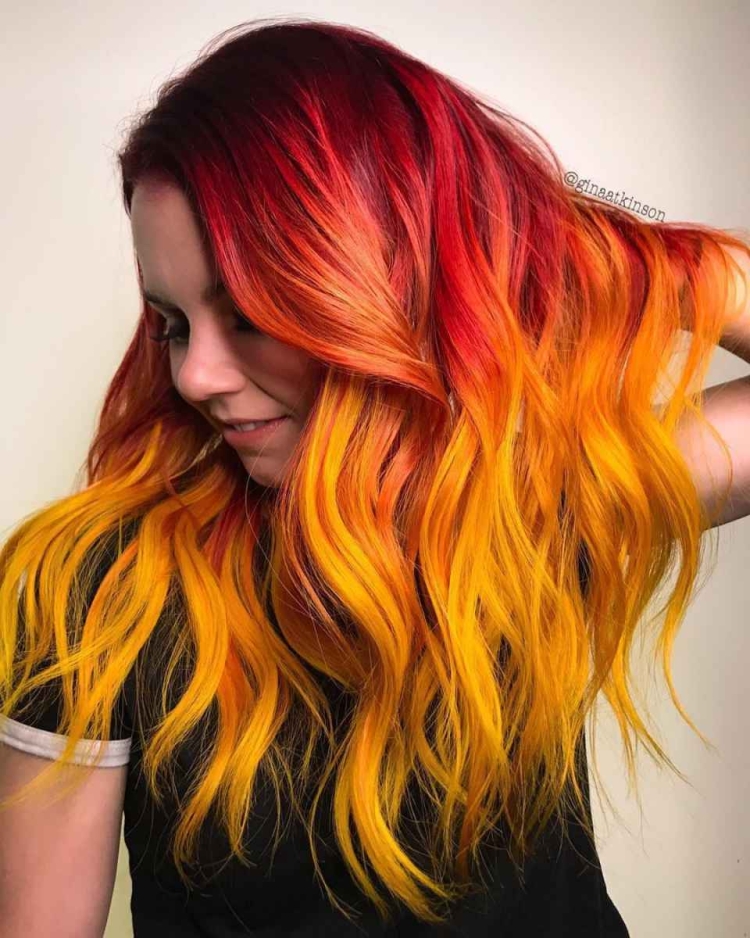 Оранжевые волосы