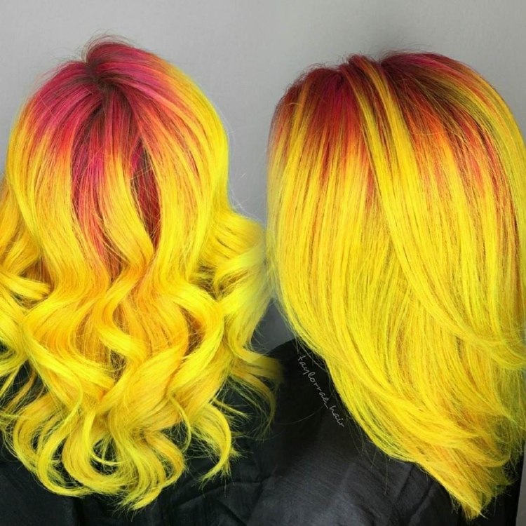 Персиковый цвет волос