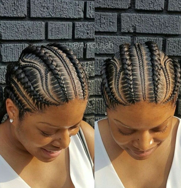 Брейды деление головы