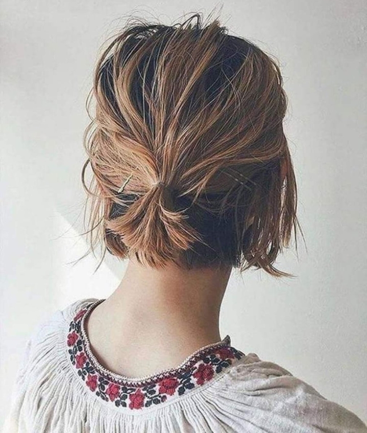 Паучок на короткие волосы