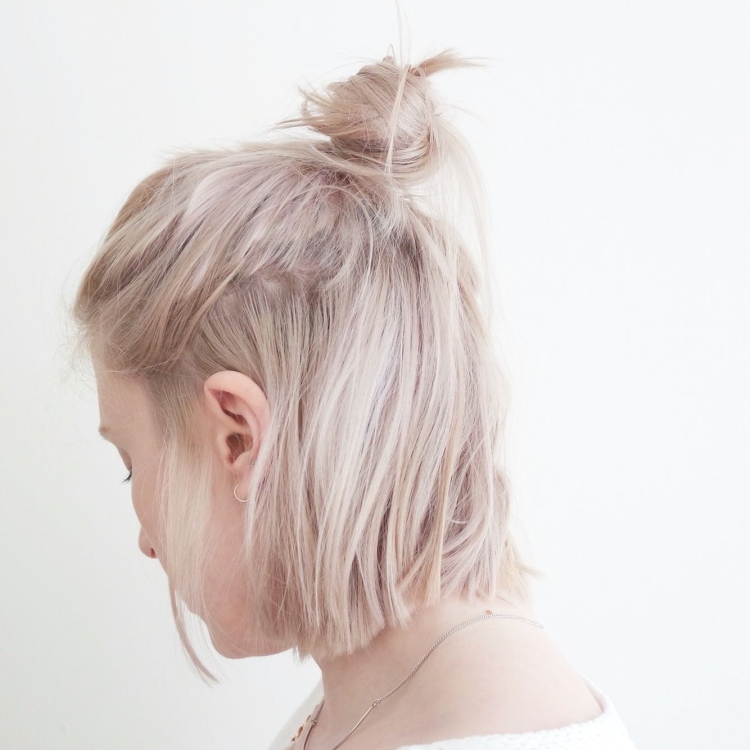 Хвостик на короткие волосы