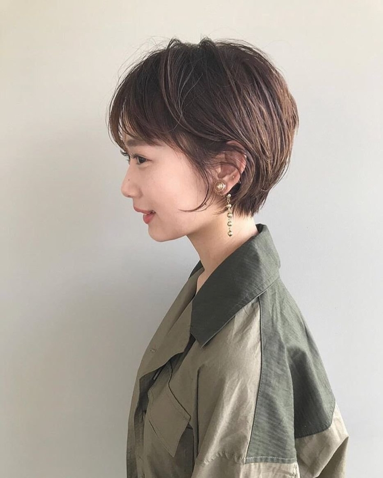 Haircut korean short стрижка женская