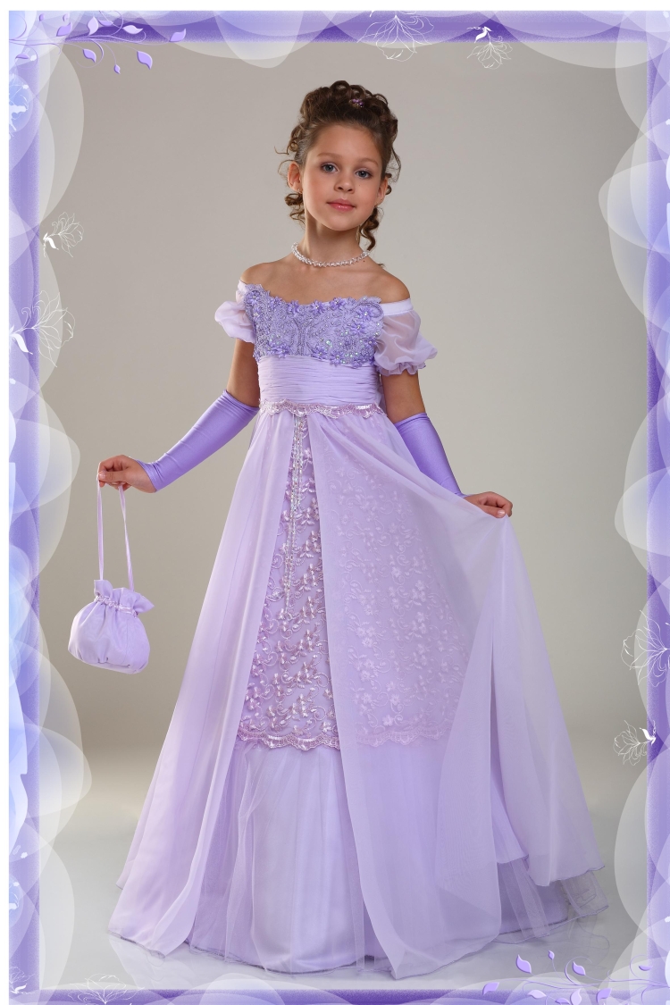 Платье принцессы на выпускной в сад