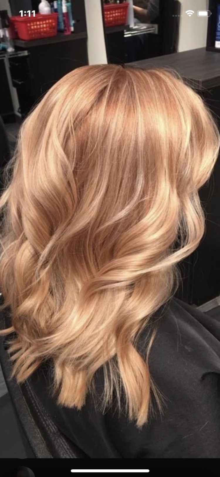 Медный блондин цвет волос