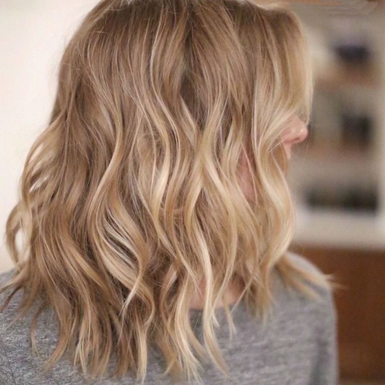 Окрашивание пшеничный блонд